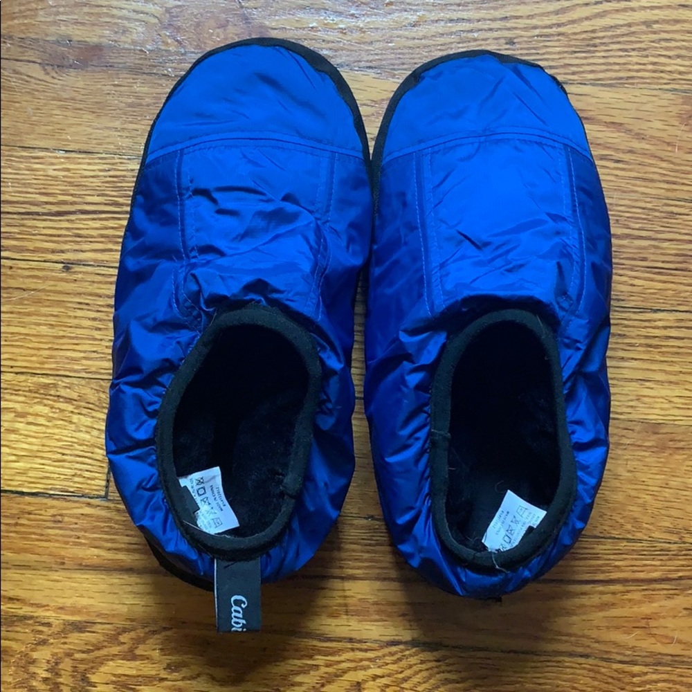 Down slipper booties